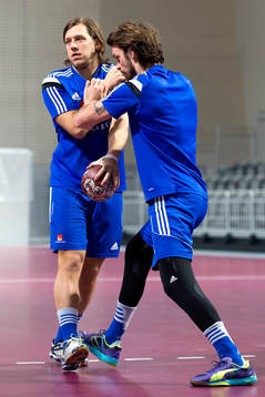 Sveriges Mattias Zachrisson och Fredrik Petersen