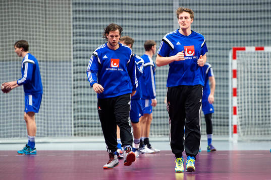 Sveriges Andreas Nilsson och Jesper Nielsen