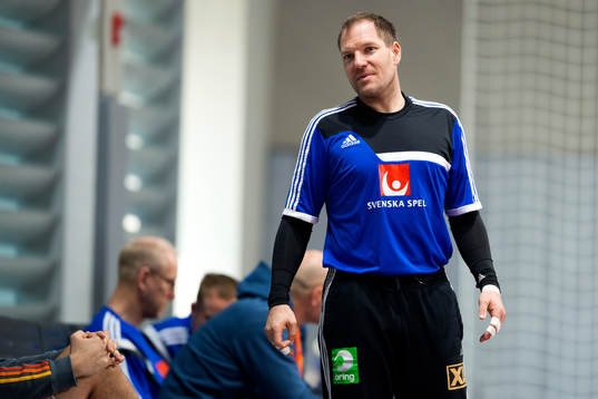 Sveriges målvakt Mattias Andersson