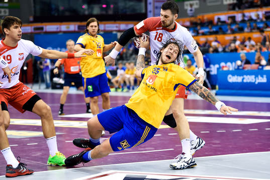 Sveriges Andreas Nilsson och Polens Piotr Grabarczyk