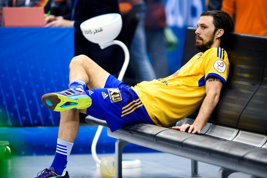 Sveriges Fredrik Petersen deppar