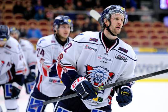 Linköpings Sebastian Karlsson jublar