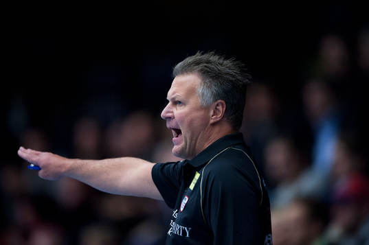 Malmös Ulf Sivertsson i matchen i elitserien i handboll