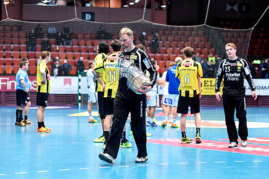 Hammarbys målvakt Daniel Svensson deppar