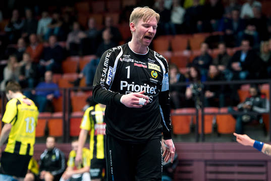 Hammarbys målvakt Daniel Svensson deppar