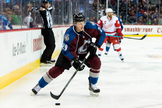 under ishockeymatchen i NHL mellan Colorado Avalanche och