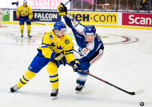 Sveriges Tom Wandell utmanas av Finlands Ossi Louhivaara