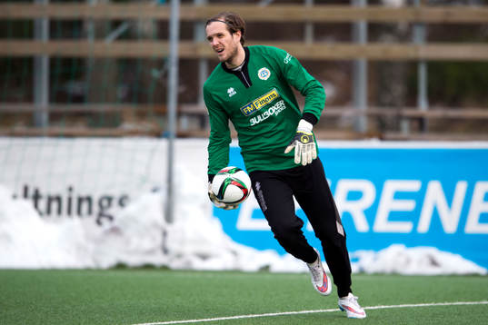Utsiktens målvakt Axel Wibrån