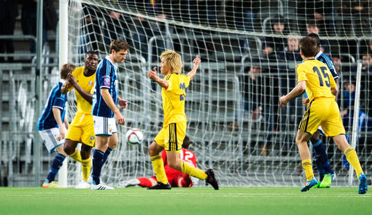 Helsingfors Masato Fukui jublar