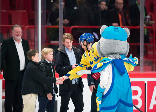Staffan Kronwall blev utsedd till matchens lirare