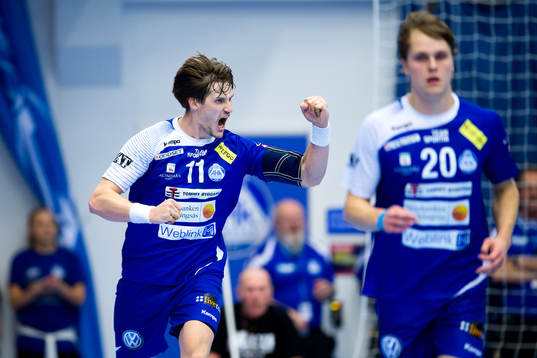 Alingsås Fredrik Teern jublar