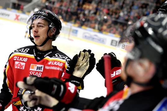 Luleås Johan Forsberg jublar