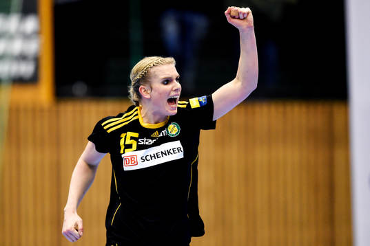 Sävehofs Jenny Alm jublar