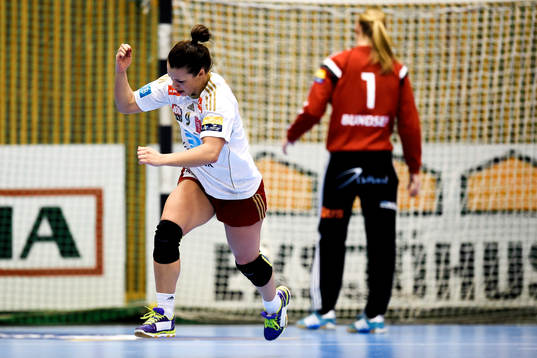Larviks Nora Mörk jublar