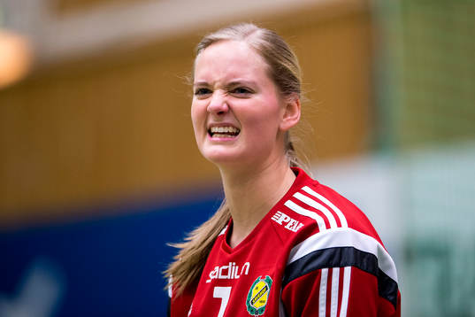 Sävehofs målvakt Johanna Bundsen deppar