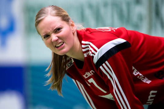 Sävehofs målvakt Johanna Bundsen deppar