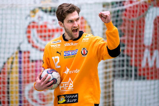 Drotts målvakt Robert Bladh