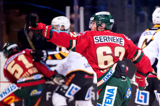 Frölundas Artturi Lehkonen firar