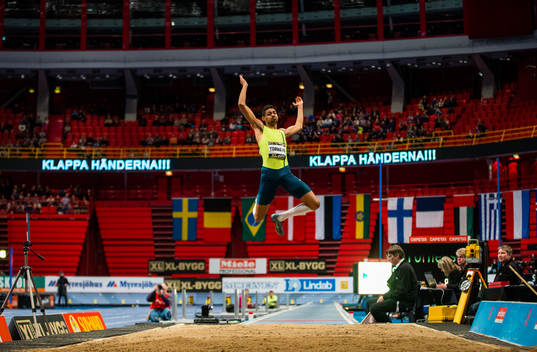 Michel Tornéus i längdhopp
