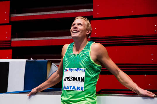 Johan Wissman i herrarnas 200 meter