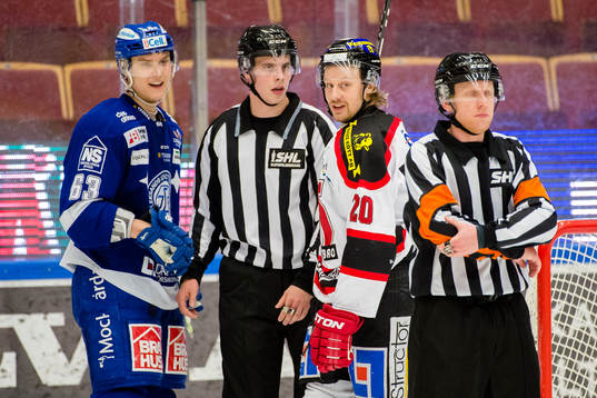 Leksands Fredrik Händemark  och Örebros Marcus Weinstock