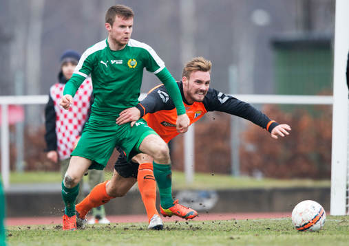 Hammarbys Måns Söderqvist i matchen i Svenska Cupen