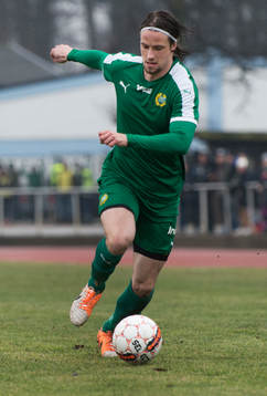 Hammarbys Linus Hallenius i matchen i Svenska Cupen mellan