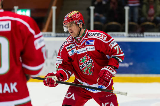 Modos Juha-Pekka Haataja gör det andra målet för Modo