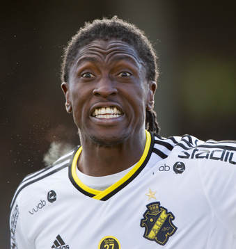 s Dickson Paul Etuhu i matchen i Svenska cupen mellan