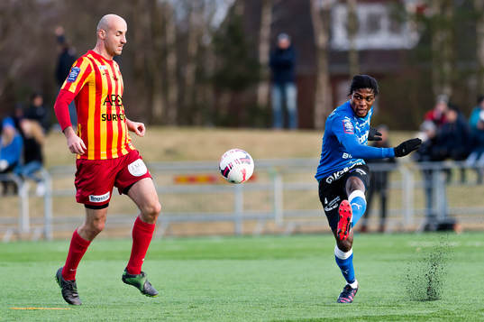 Syrianskas Dinko Felic och Halmstads Joseph Baffo