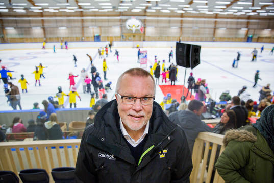 Leif Boork, förbundskapten för damlandslaget i ishockey,