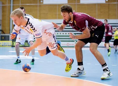 Lugis Gustav Sjölin och Redbergslids Tobias Östanbäck
