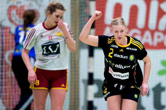 Sävehofs Tilda Olsson jublar
