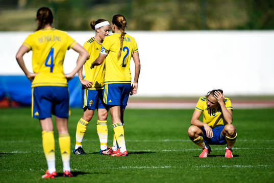 Bläddra bland fler bilder av Fotboll, Algarve Cup, Sverige - Brasilien