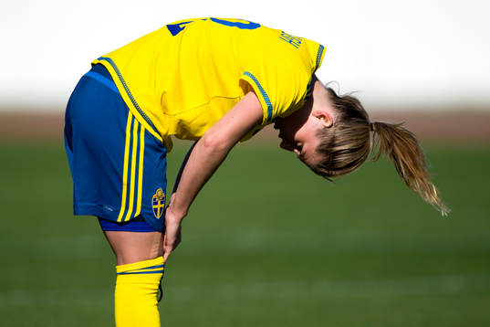 Sveriges Olivia Schough deppar