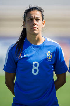 under en fotbollsmatch i Algarve Cup mellan Sverige och