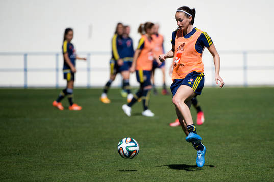 Bläddra bland fler bilder av Fotboll, Algarve Cup, Sverige, Träning