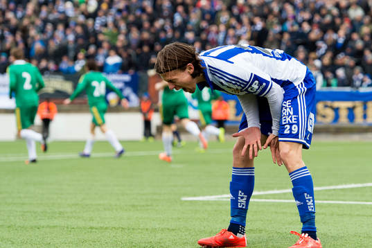 IFK Göteborgs Lasse Vibe deppar
