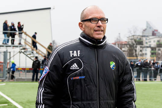 Ljungskiles tränare Tor-Arne Fredheim innan