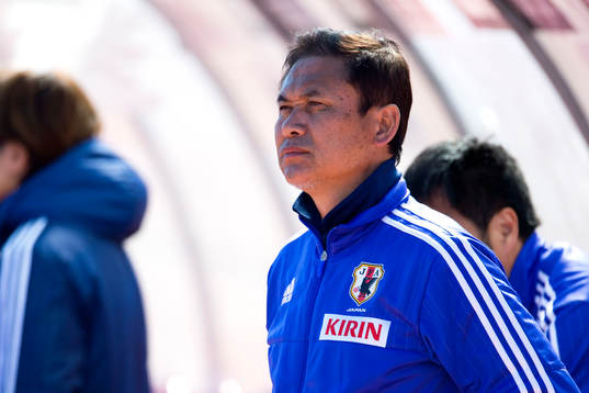 Japans förbundskapten Norio Sasaki