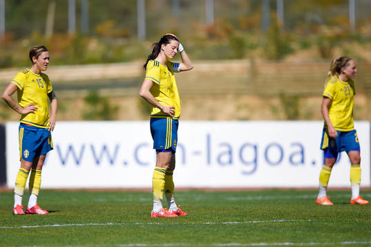 Sveriges Lotta Schelin deppar