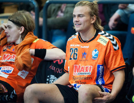 Kristianstads Herman Bosson i matchen i elitserien i