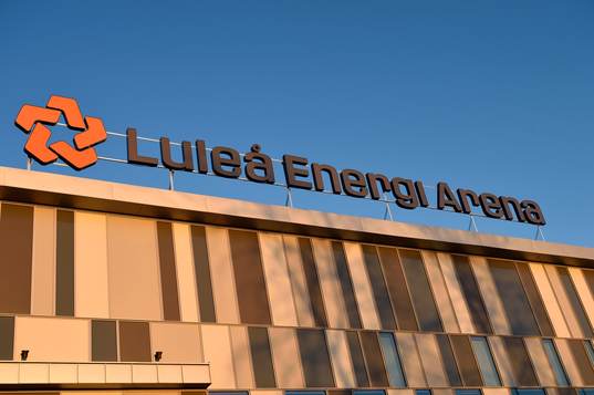 Luleå Energi Arena innan basketmatchen i Basketligan