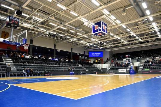 Luleå Energi Arena innan basketmatchen i Basketligan