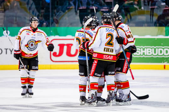 Luleås spelare jublar