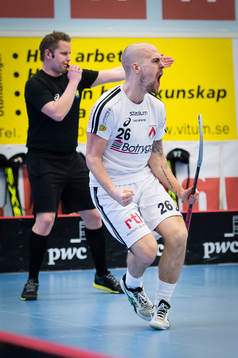 Linköpings Simon Klein jublar