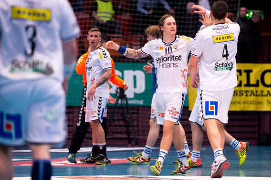 Redbergslids Charlie Sjöstrand firar