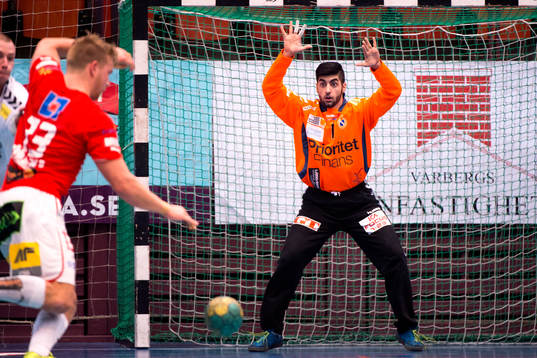 Redbergslids målvakt Hayder al Khafadji