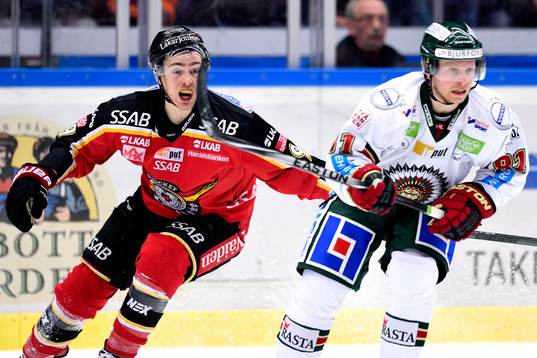 Luleås Johan Forsberg och Frölundas Ryan Lasch