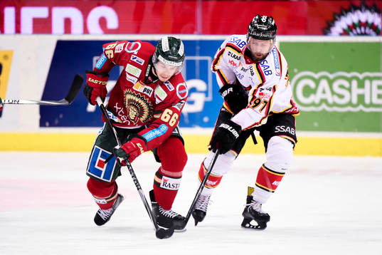 Frölundas Oscar Fantenberg och Luleås Per Ledin